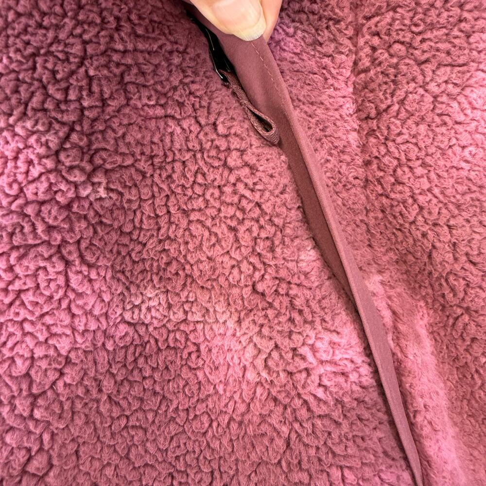 The North Face Half Zip Pullover Hoodie Women's XS Pink Camo Campshire Fleece - Picture 4 of 11
